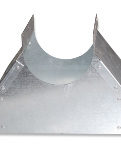 Übergang von Schnecke K150 auf Futtersäule CAS-S seitlich